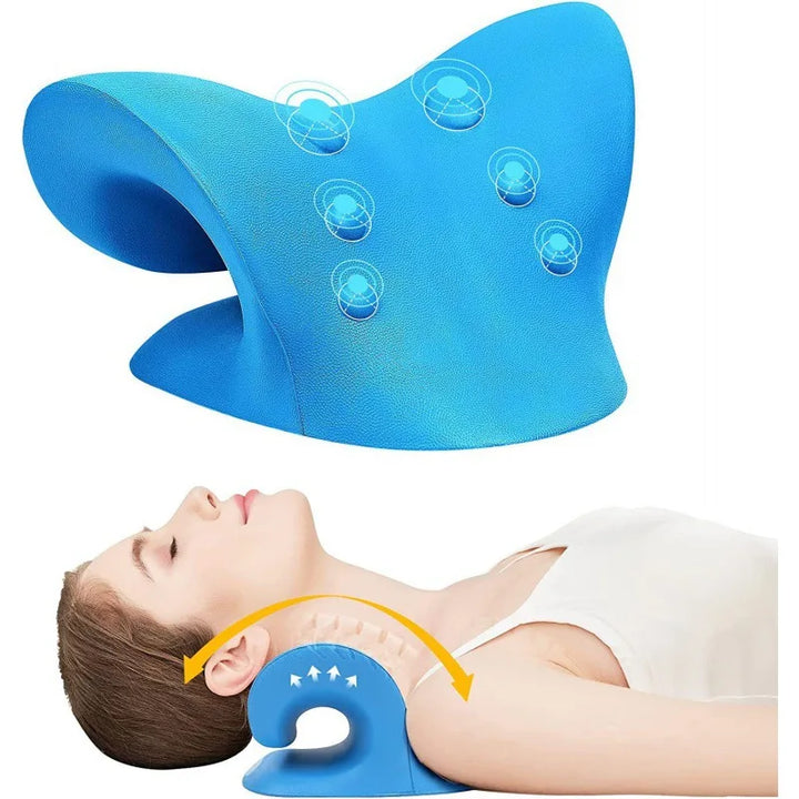 Cervical Neck Stretcher & Massage Pillow