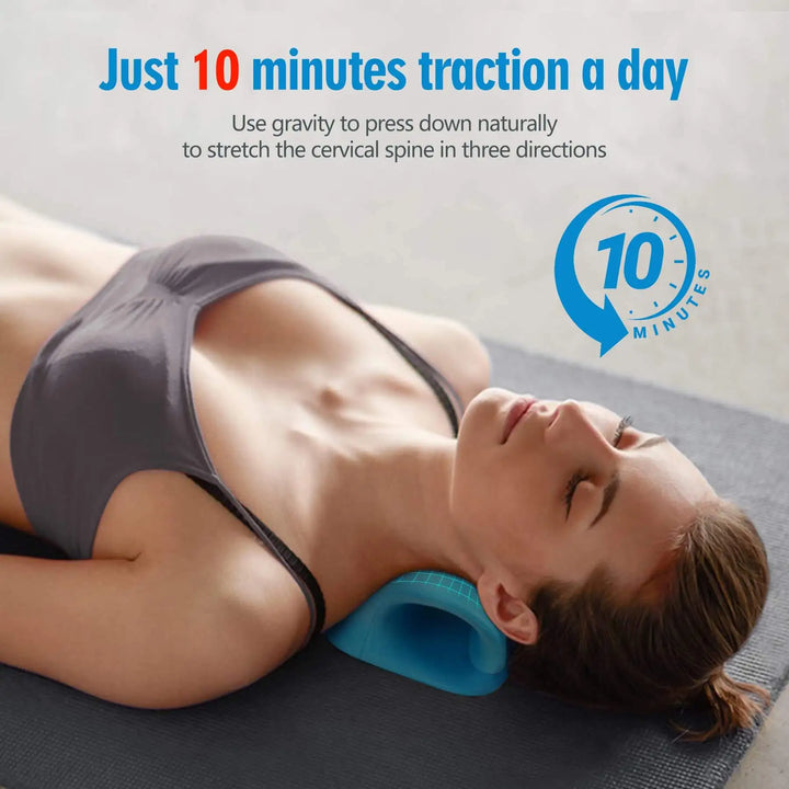 Cervical Neck Stretcher & Massage Pillow